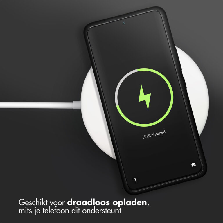 Accezz Liquid Silicone Backcover Samsung Galaxy A53 - Zwart - Afbeelding 2