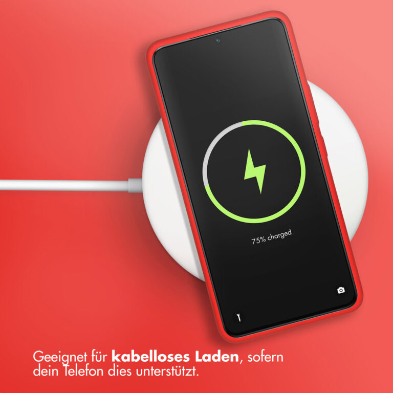 Accezz Liquid Silicone Backcover Samsung Galaxy A53 - Rood - Afbeelding 8