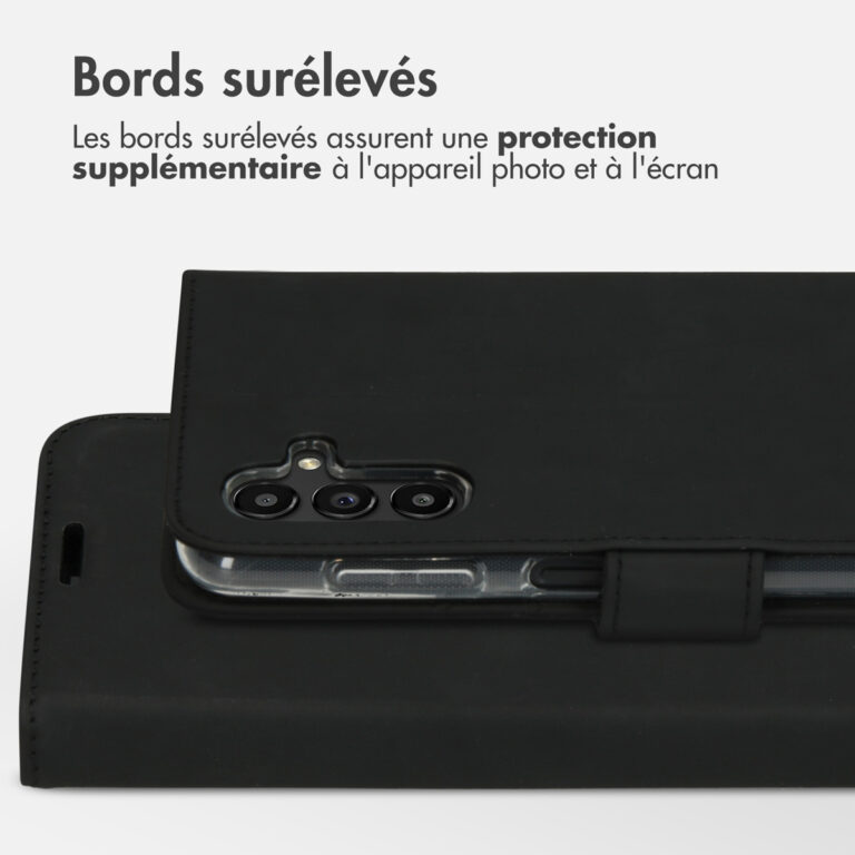 Accezz Wallet Softcase Bookcase Samsung Galaxy A13 (5G) / A04s - Zwart - Afbeelding 6