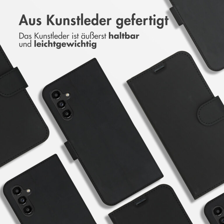Accezz Wallet Softcase Bookcase Samsung Galaxy A13 (5G) / A04s - Zwart - Afbeelding 8