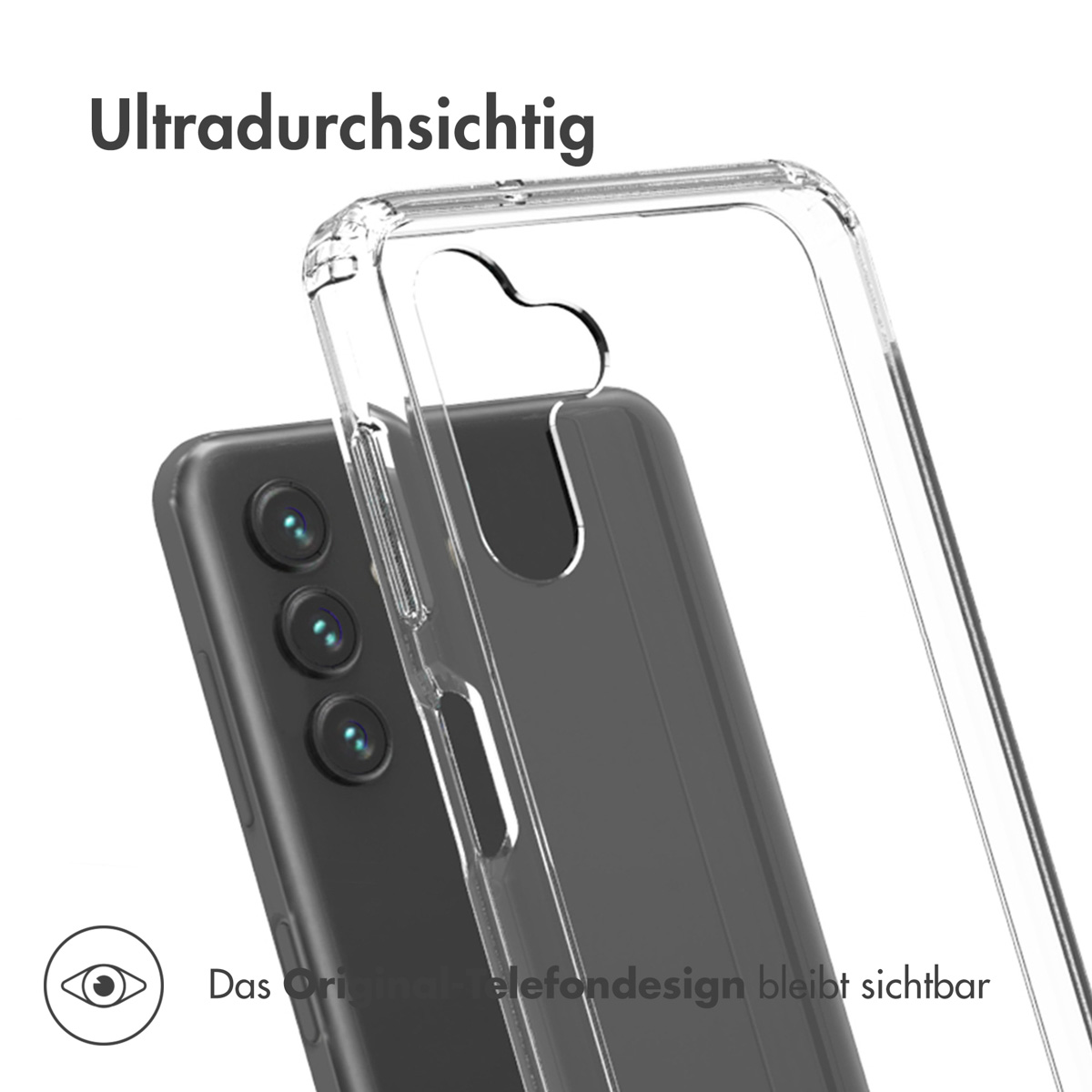 Accezz Xtreme Impact Backcover Samsung Galaxy A13 (5G) / A04s - Transparant - Afbeelding 8
