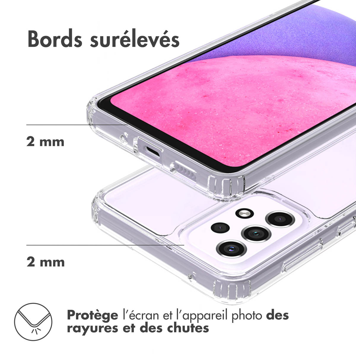 Accezz Xtreme Impact Backcover Samsung Galaxy A33 - Transparant - Afbeelding 6