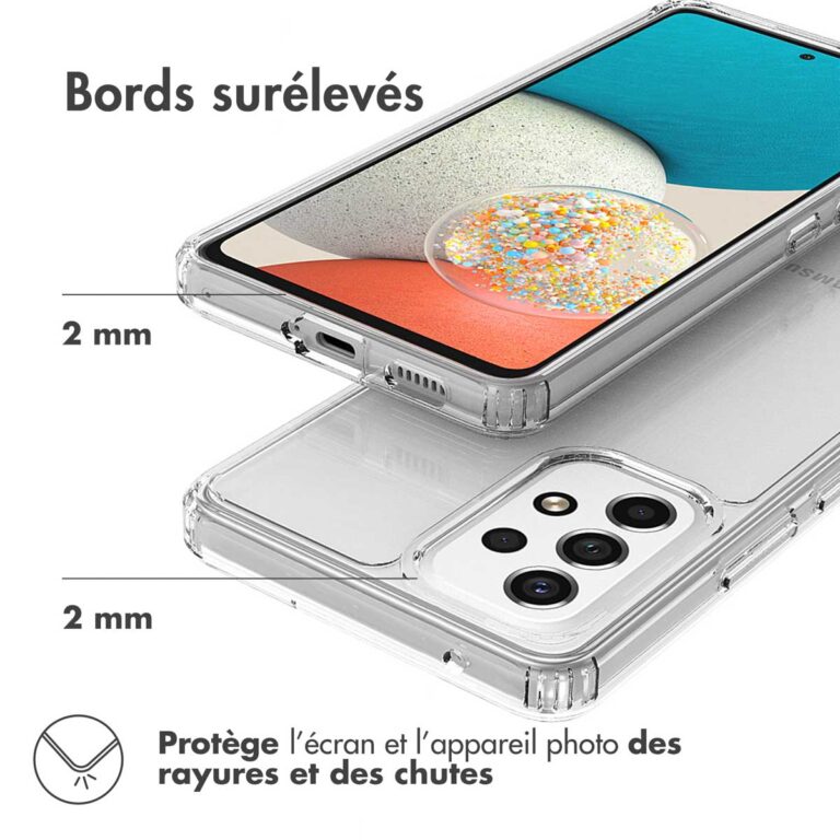 Accezz Xtreme Impact Backcover Samsung Galaxy A53 - Transparant - Afbeelding 8