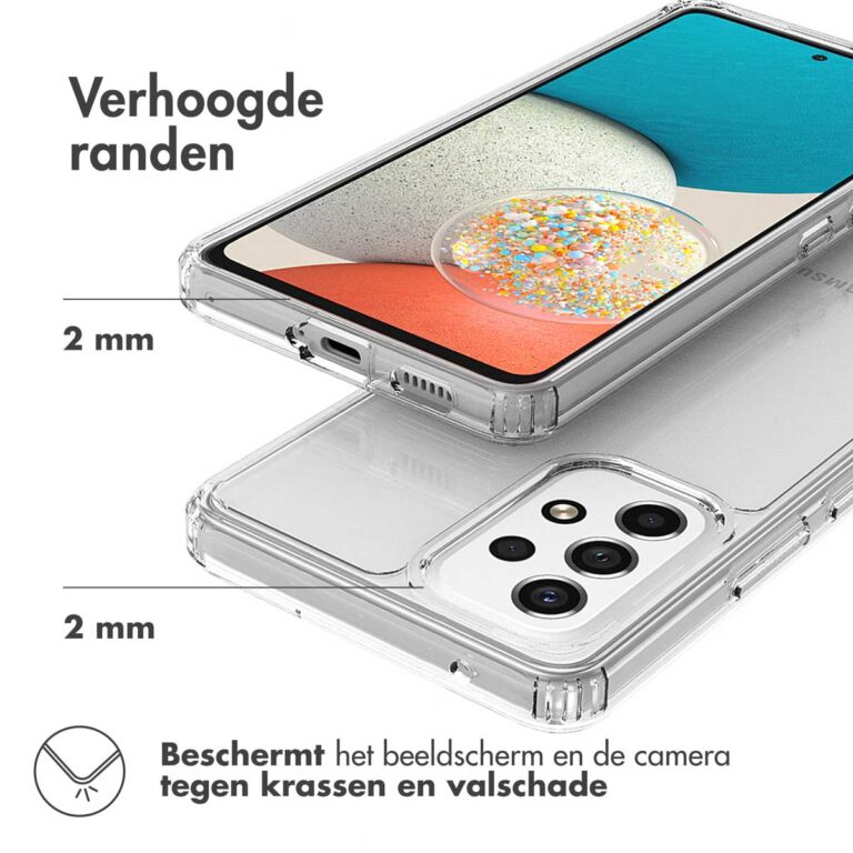 Accezz Xtreme Impact Backcover Samsung Galaxy A53 - Transparant - Afbeelding 5