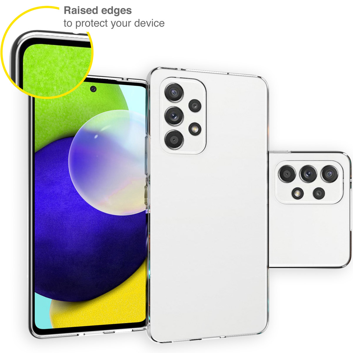 Accezz Clear Backcover Samsung Galaxy A53 - Transparant - Afbeelding 4