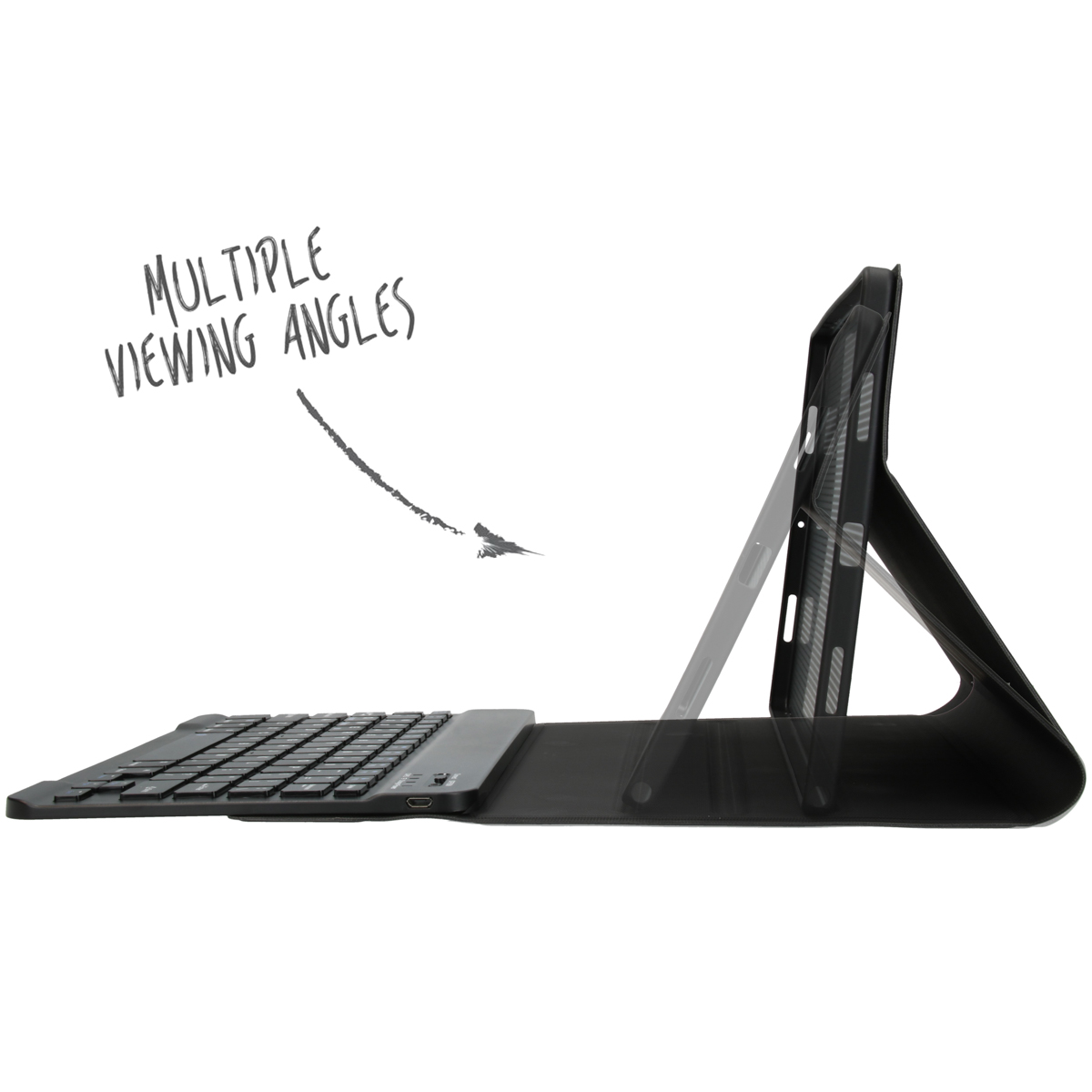 Accezz QWERTZ Bluetooth Keyboard Bookcase Samsung Galaxy Tab A8 - Afbeelding 2