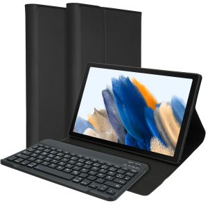 Accezz Bluetooth Keyboard Bookcase Samsung Galaxy Tab A8 - QWERTZ - Zwart