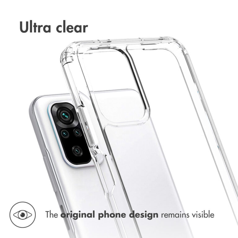 Accezz Xtreme Impact Backcover Xiaomi Redmi Note 10 (4G) - Transparant - Afbeelding 4