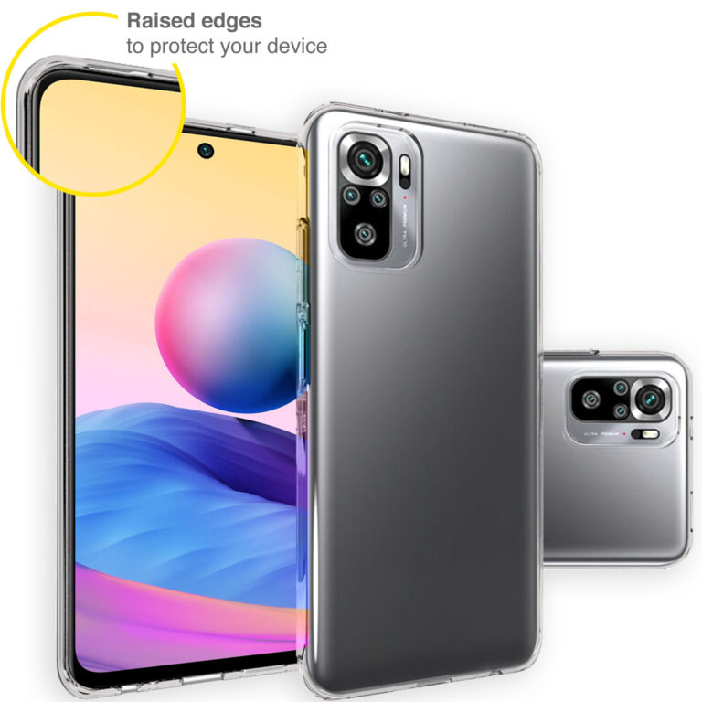 Accezz Clear Backcover Xiaomi Redmi Note 10 (4G) - Transparant - Afbeelding 4