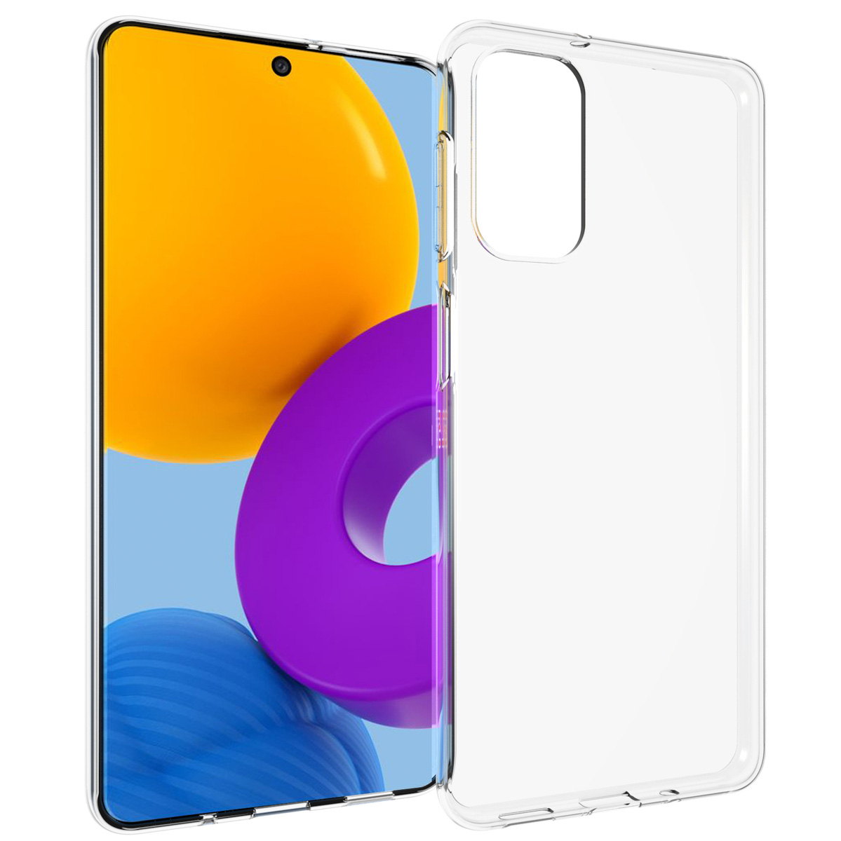 Accezz Clear Backcover Samsung Galaxy M52 - Transparant