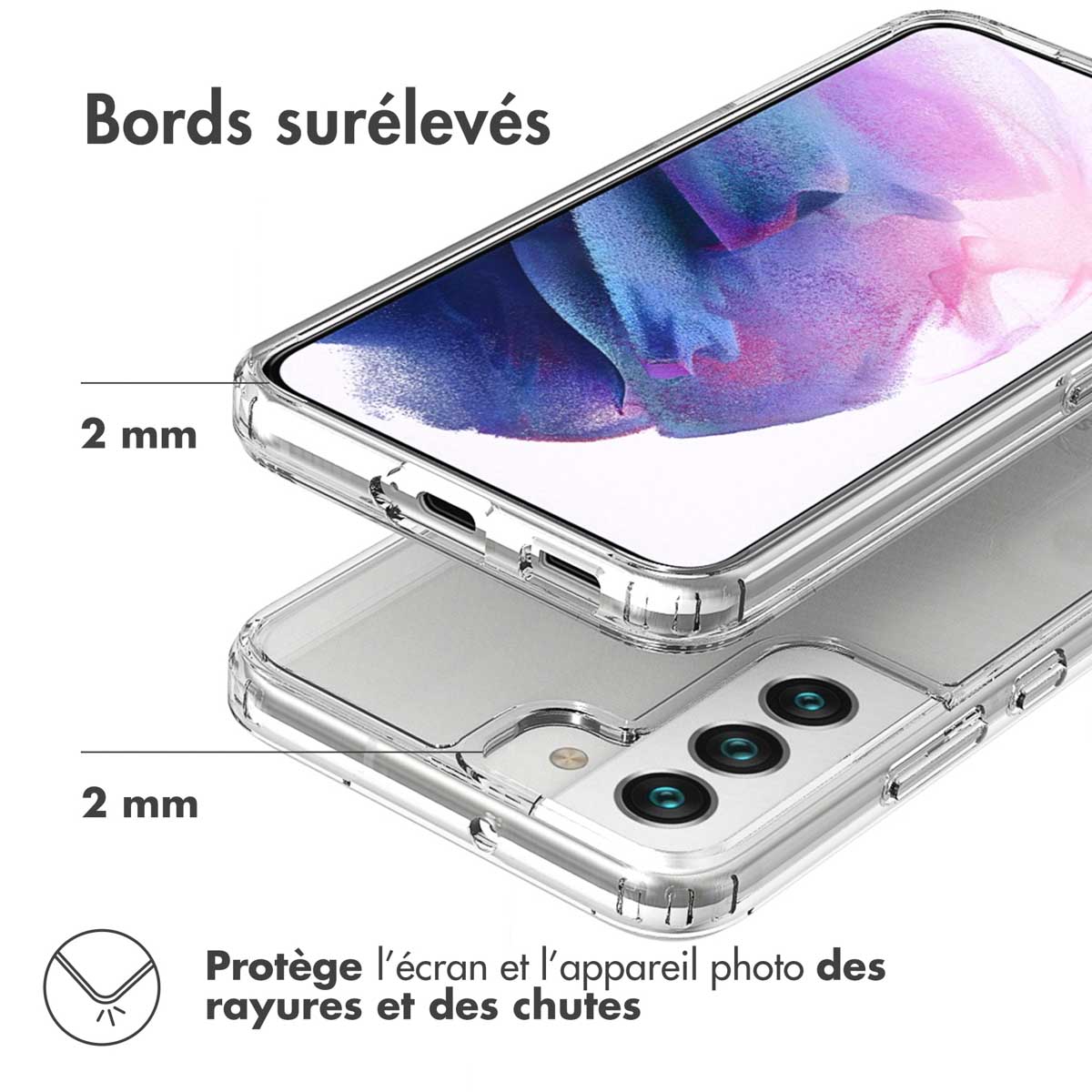 Accezz Xtreme Impact Backcover Samsung Galaxy S22 Plus - Transparant - Afbeelding 6