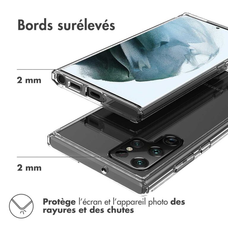 Accezz Xtreme Impact Backcover Samsung Galaxy S22 Ultra - Transparant - Afbeelding 8