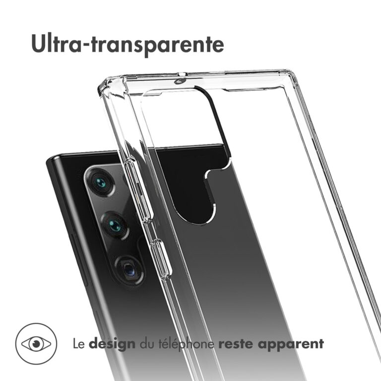 Accezz Xtreme Impact Backcover Samsung Galaxy S22 Ultra - Transparant - Afbeelding 7