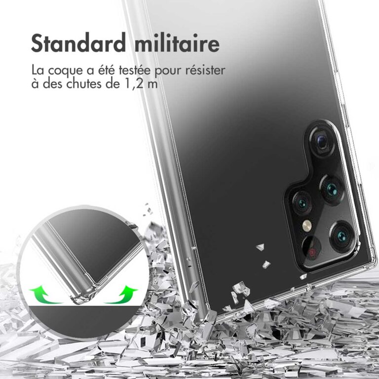 Accezz Xtreme Impact Backcover Samsung Galaxy S22 Ultra - Transparant - Afbeelding 6