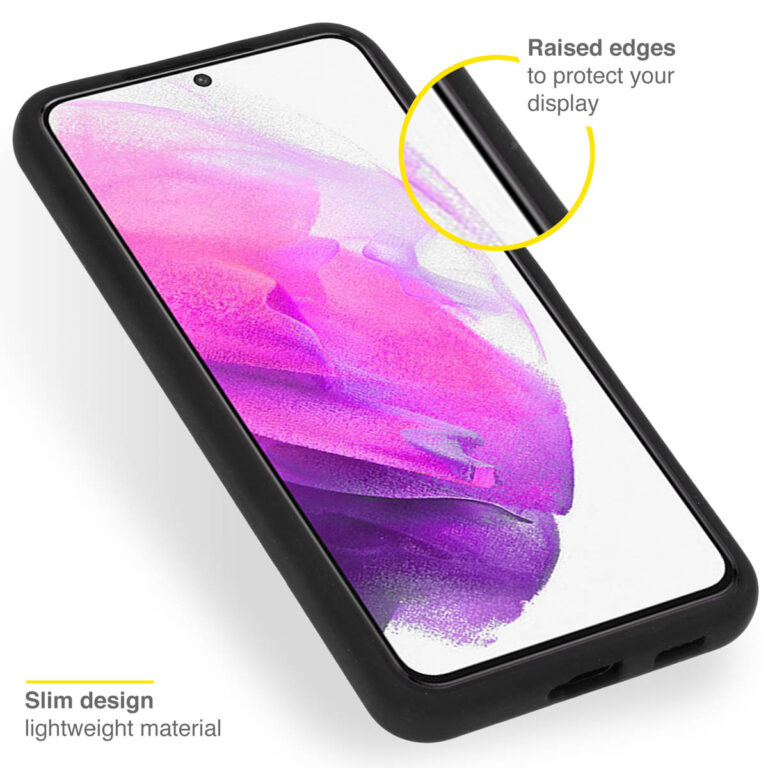 Accezz Liquid Silicone Backcover Samsung Galaxy S22 Plus - Zwart - Afbeelding 3