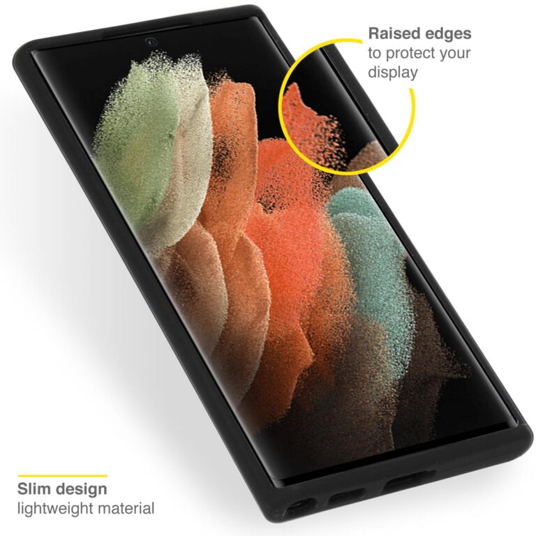 Accezz Liquid Silicone Backcover Samsung Galaxy S22 Ultra - Zwart - Afbeelding 3