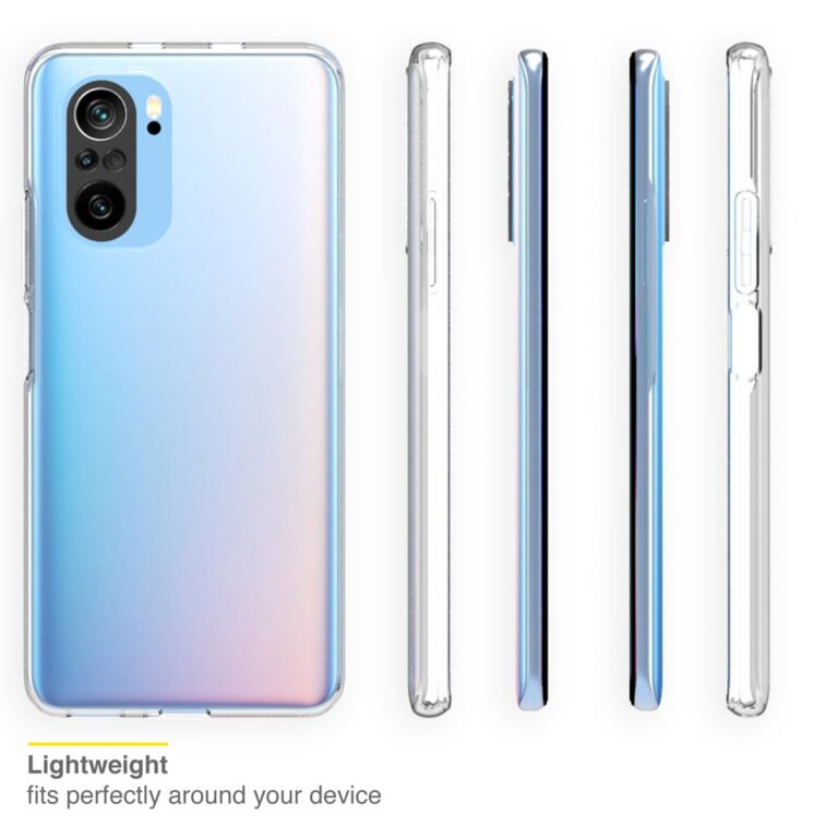 Accezz Clear Backcover Xiaomi Poco F3 - Transparant - Afbeelding 2