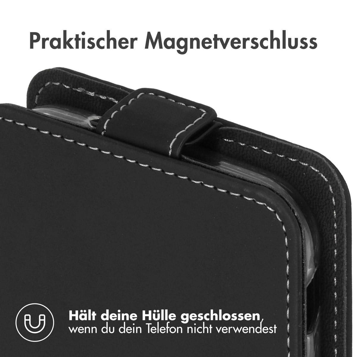 Accezz Flipcase Samsung Galaxy Xcover 4 / 4S - Zwart - Afbeelding 2