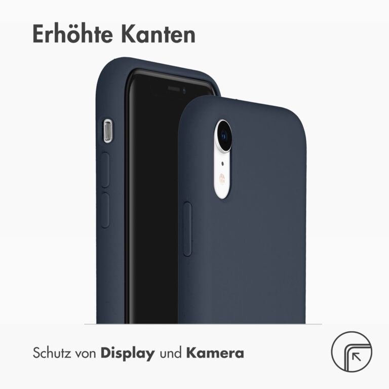 Accezz Liquid Silicone Backcover Apple iPhone Xr - Blauw - Afbeelding 8