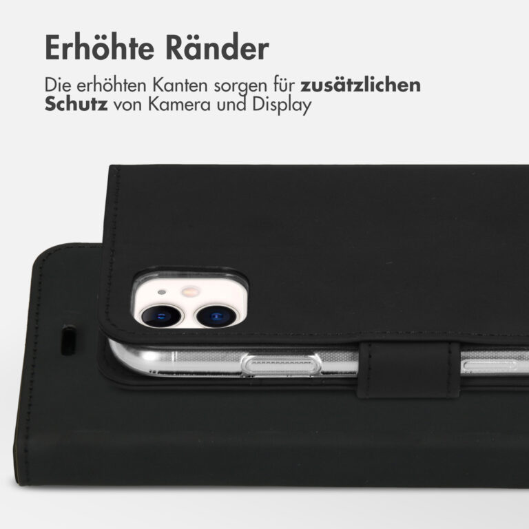 Accezz Wallet Softcase Bookcase Apple iPhone 11 - Zwart - Afbeelding 9