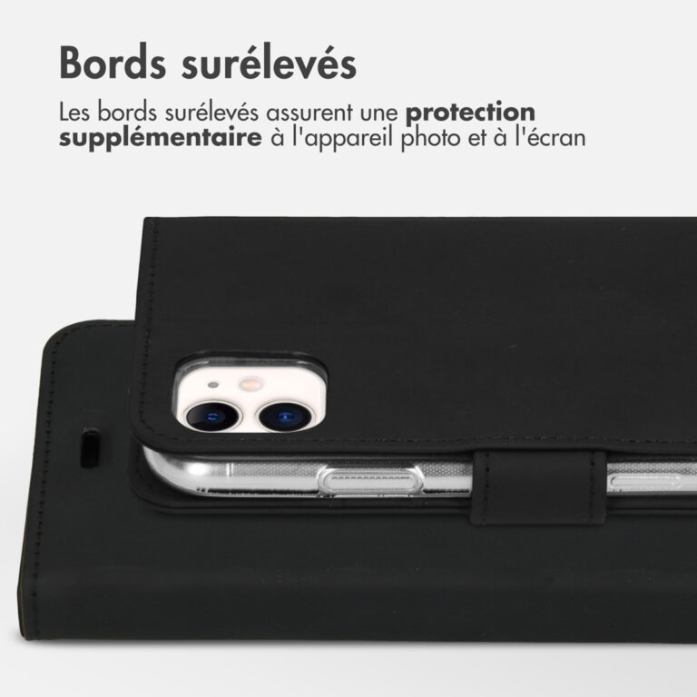 Accezz Wallet Softcase Bookcase Apple iPhone 11 - Zwart - Afbeelding 6