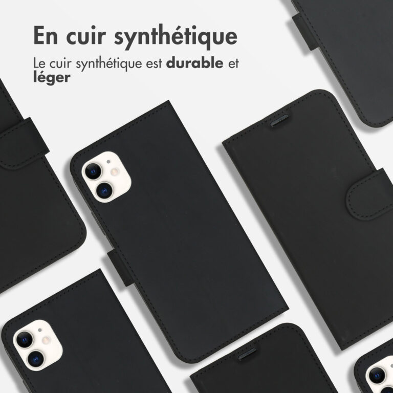 Accezz Wallet Softcase Bookcase Apple iPhone 11 - Zwart - Afbeelding 5