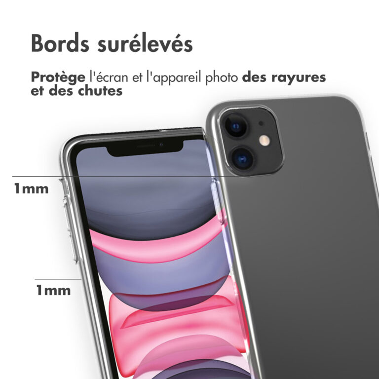 Accezz Clear Backcover Apple iPhone 11 - Transparant - Afbeelding 8