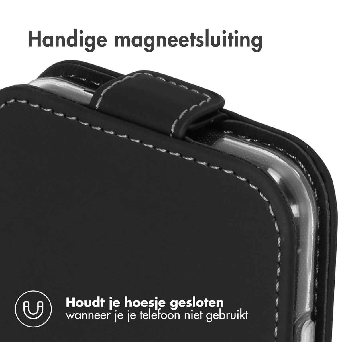 Accezz Flipcase Apple iPhone 11 - Zwart - Afbeelding 3