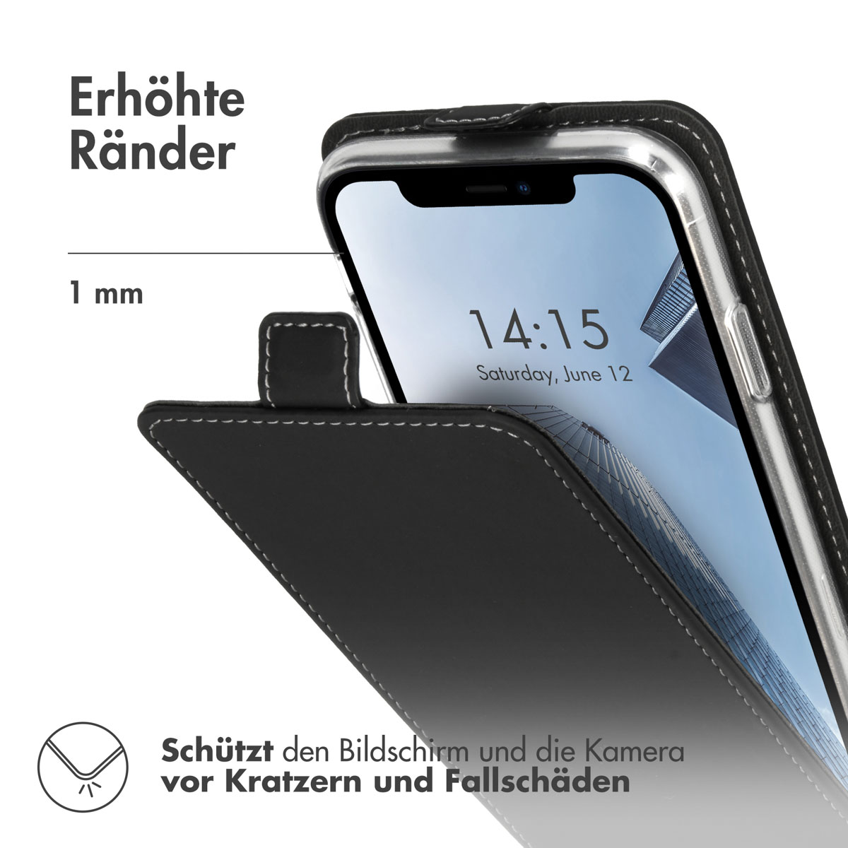 Accezz Flipcase Apple iPhone 11 - Zwart - Afbeelding 6