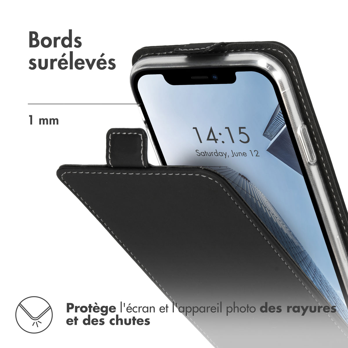 Accezz Flipcase Apple iPhone 11 - Zwart - Afbeelding 4