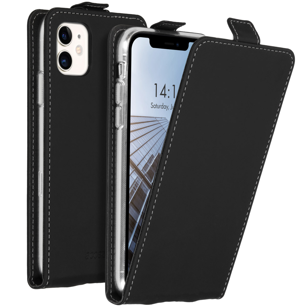 Accezz Flipcase Apple iPhone 11 – Zwart