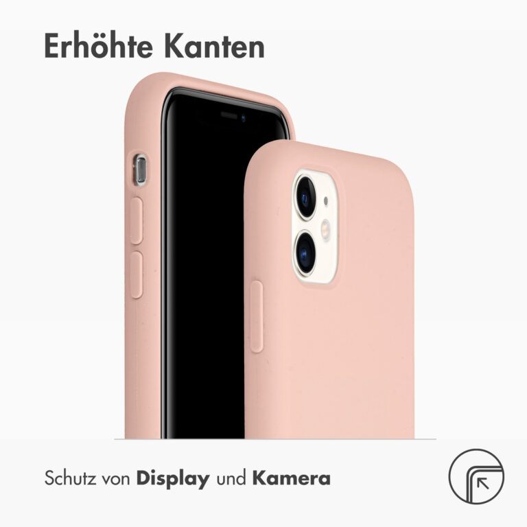 Accezz Liquid Silicone Backcover Apple iPhone 11 - Roze - Afbeelding 9
