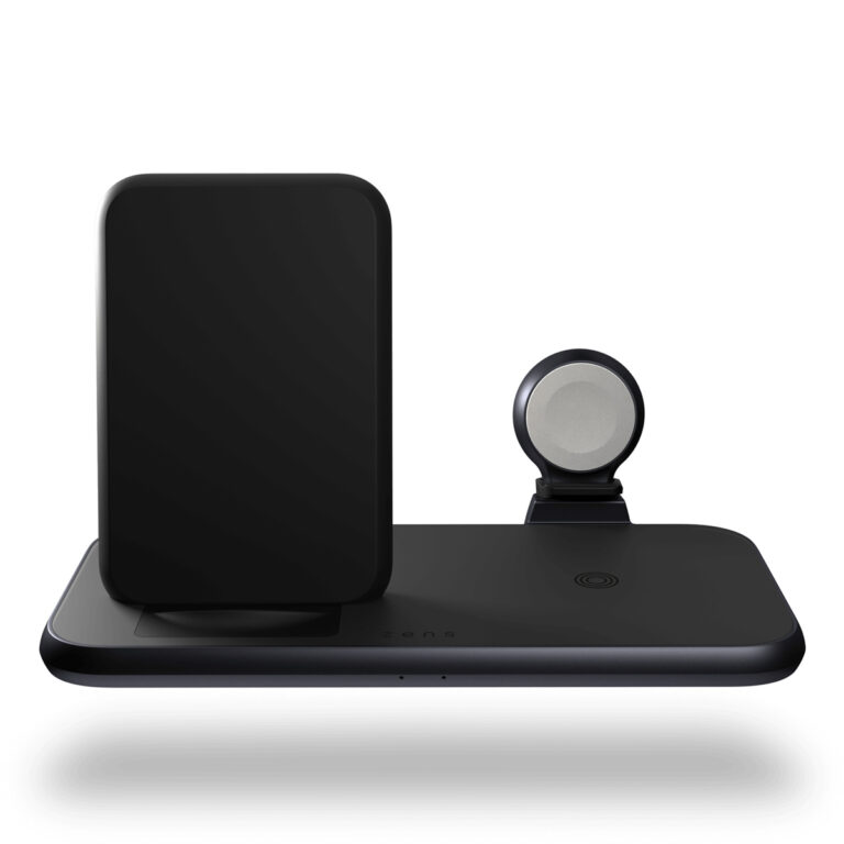 Zens Draadloos oplaadstation 4-in-1 - Aluminium Serie - Draadloze stand + Apple Watch - Zwart - Afbeelding 5