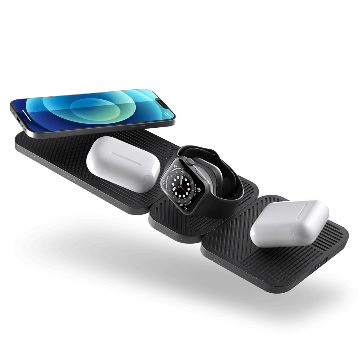 Zens Draadloze oplader Uitbreiding - Modular Serie - Enkele draadloze oplader - Gerecycled Plastic - Afbeelding 3