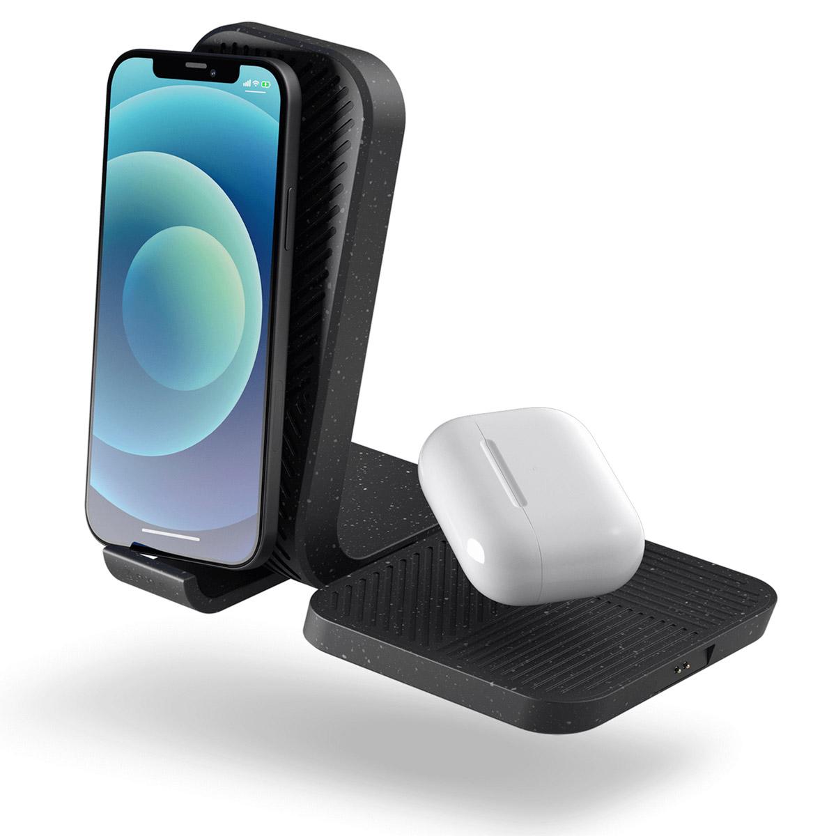 Zens Draadloze oplader Uitbreiding – Modular Serie – Enkele draadloze oplader – Gerecycled Plastic