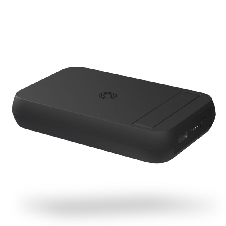Zens Magnetische powerbank met standaard - Geschikt voor MagSafe en Qi2 - 4.000 mAh - Zwart - Afbeelding 5