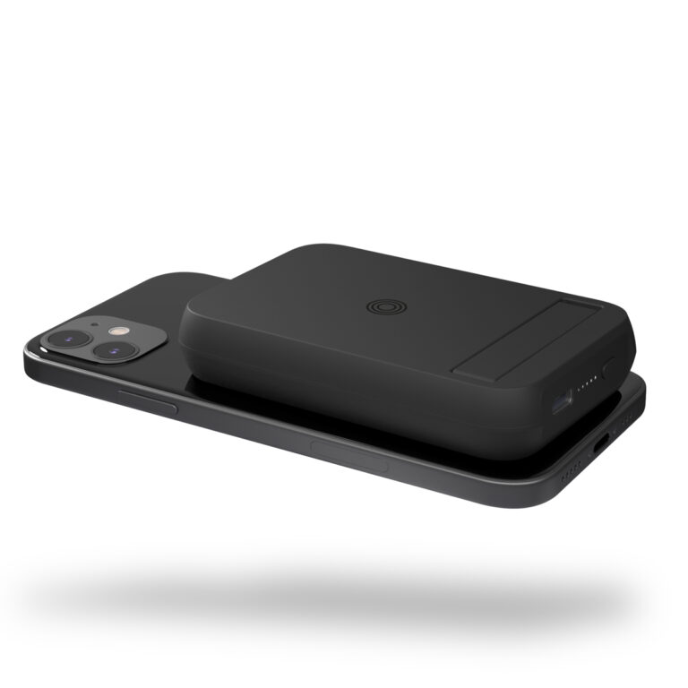 Zens Magnetische powerbank met standaard - Geschikt voor MagSafe en Qi2 - 4.000 mAh - Zwart - Afbeelding 2