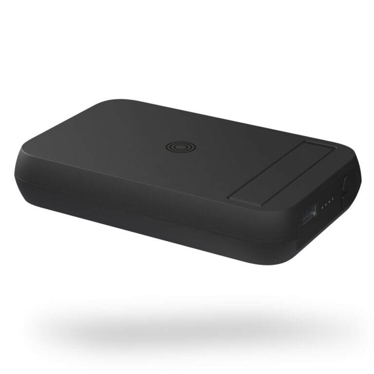 Zens Magnetische dual powerbank met standaard - Geschikt voor MagSafe en Qi2 - 4.000 mAh - Zwart - Afbeelding 4