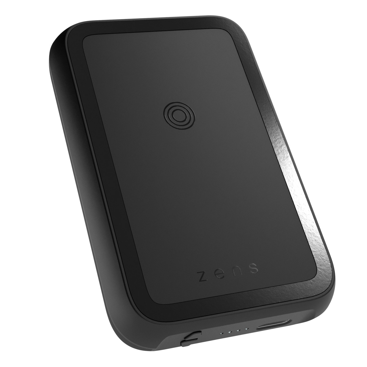 Zens Magnetische dual powerbank met standaard – Geschikt voor MagSafe en Qi2 – 4.000 mAh – Zwart