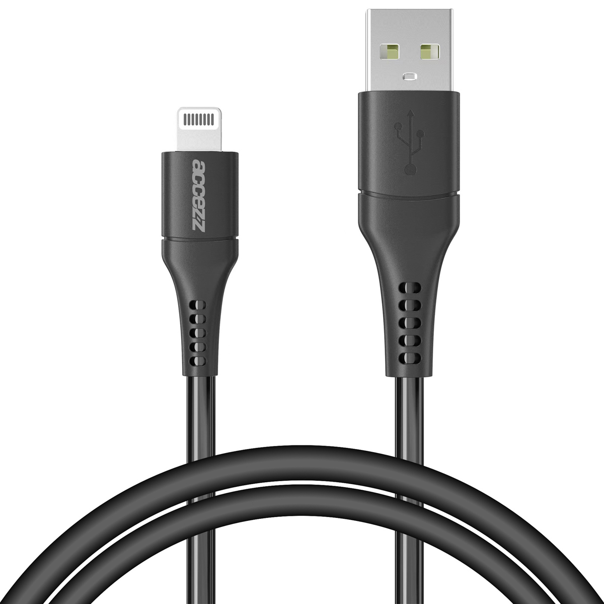 Accezz Lightning naar USB kabel – MFi certificering – 1 meter – Zwart
