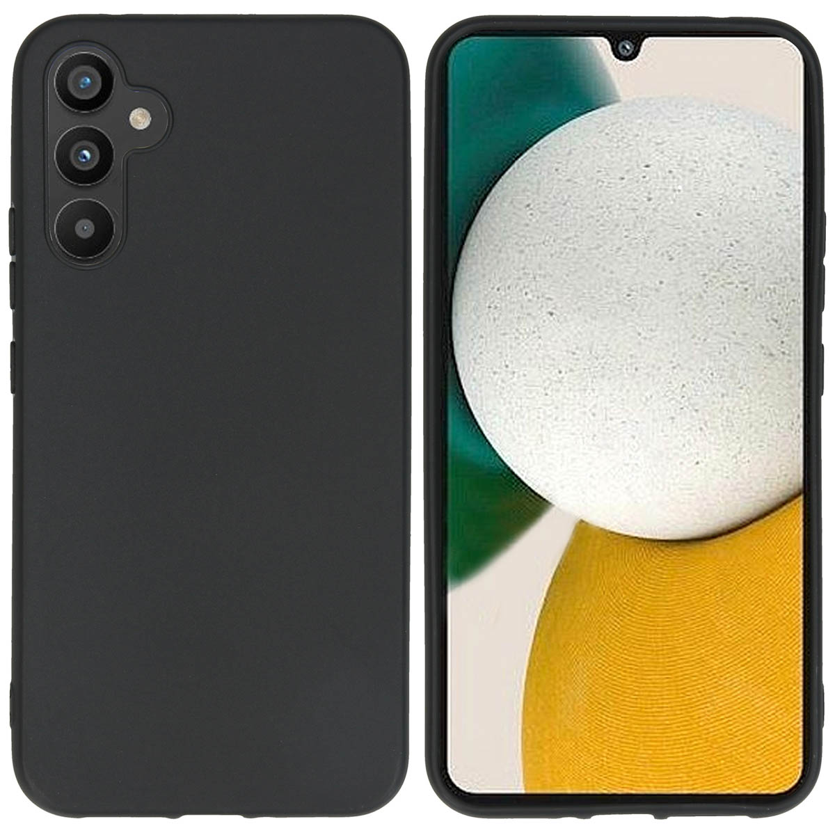 Accezz Color Backcover Samsung Galaxy A34 (5G) - Zwart - Afbeelding 3