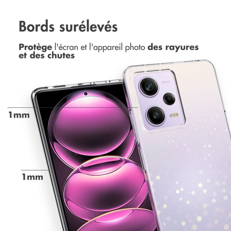 Accezz Clear Backcover Xiaomi Redmi Note 12 Pro - Transparant - Afbeelding 7