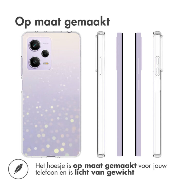 Accezz Clear Backcover Xiaomi Redmi Note 12 Pro - Transparant - Afbeelding 2