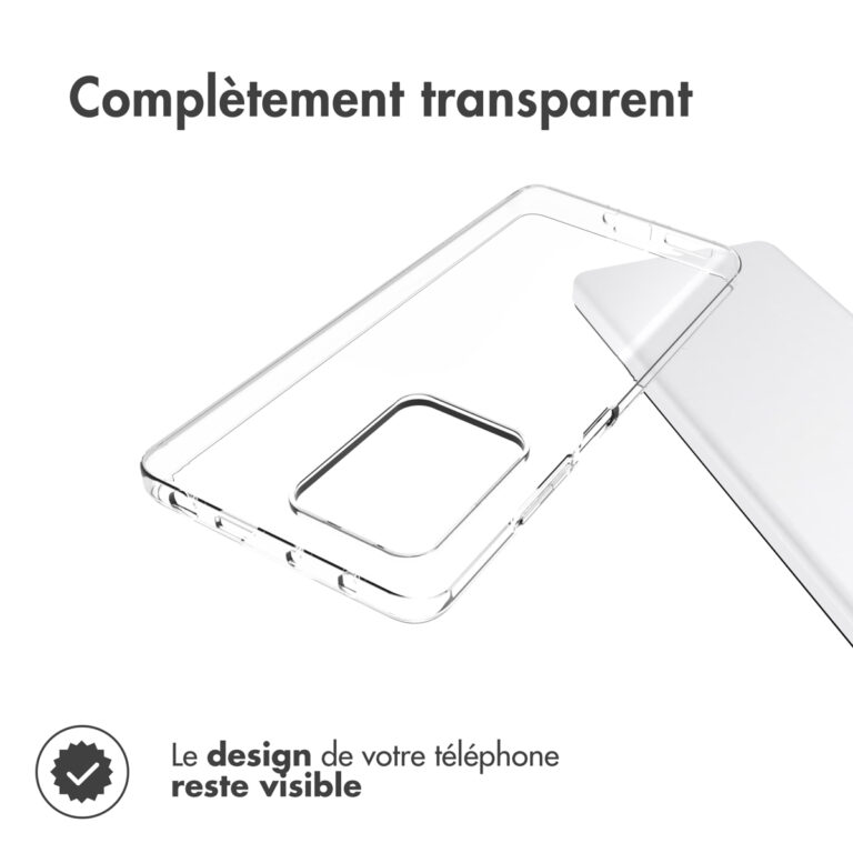 Accezz Clear Backcover Xiaomi Redmi Note 12 Pro Plus - Transparant - Afbeelding 8