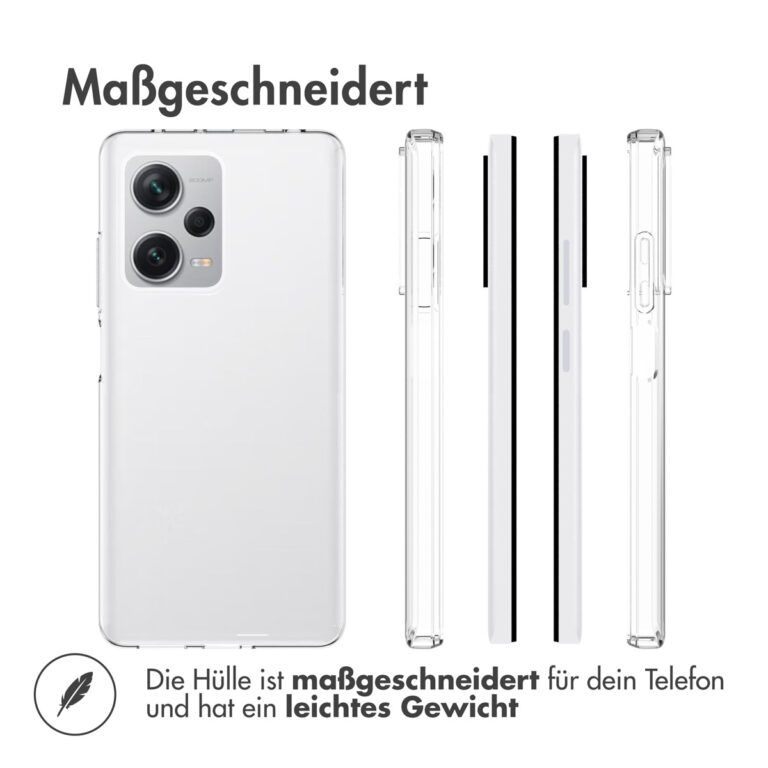 Accezz Clear Backcover Xiaomi Redmi Note 12 Pro Plus - Transparant - Afbeelding 10