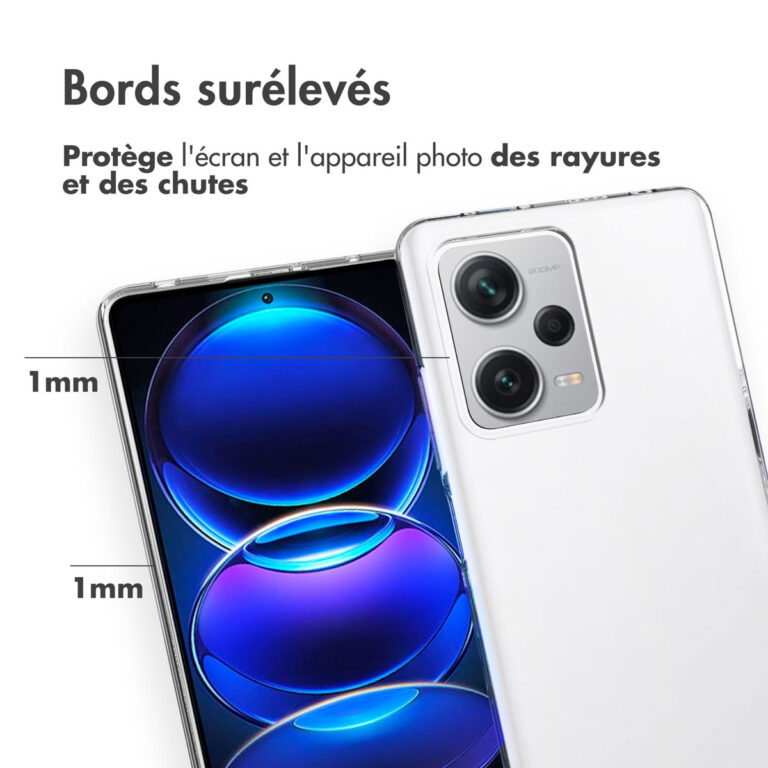 Accezz Clear Backcover Xiaomi Redmi Note 12 Pro Plus - Transparant - Afbeelding 7