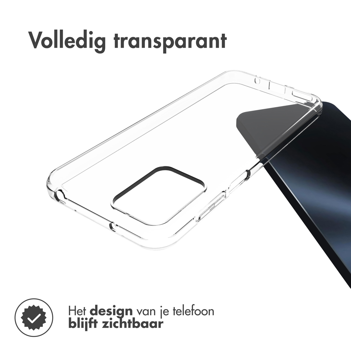 Accezz Clear Backcover Motorola Moto G13 / G23 - Transparant - Afbeelding 6