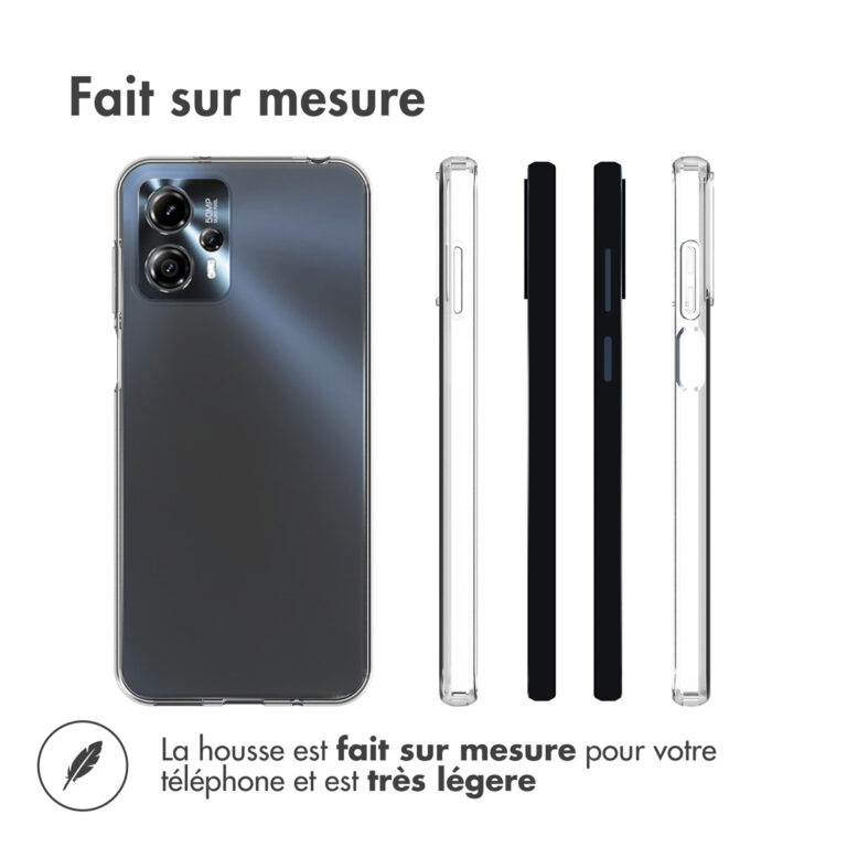 Accezz Clear Backcover Motorola Moto G13 / G23 - Transparant - Afbeelding 6