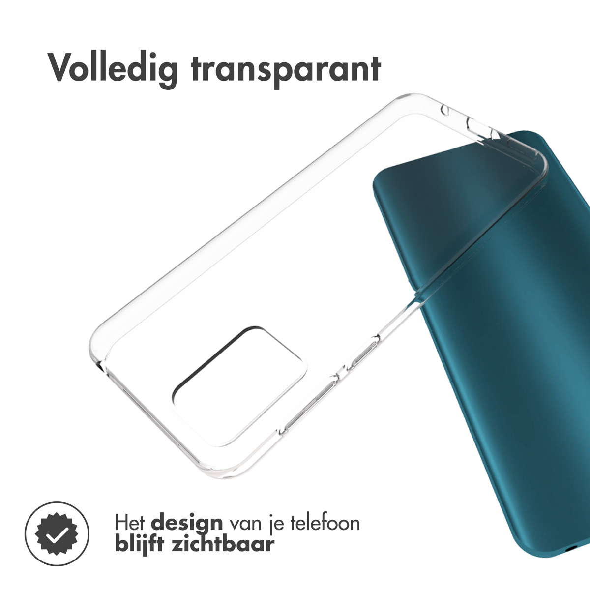 Accezz Clear Backcover Motorola Moto E13 – Transparant
