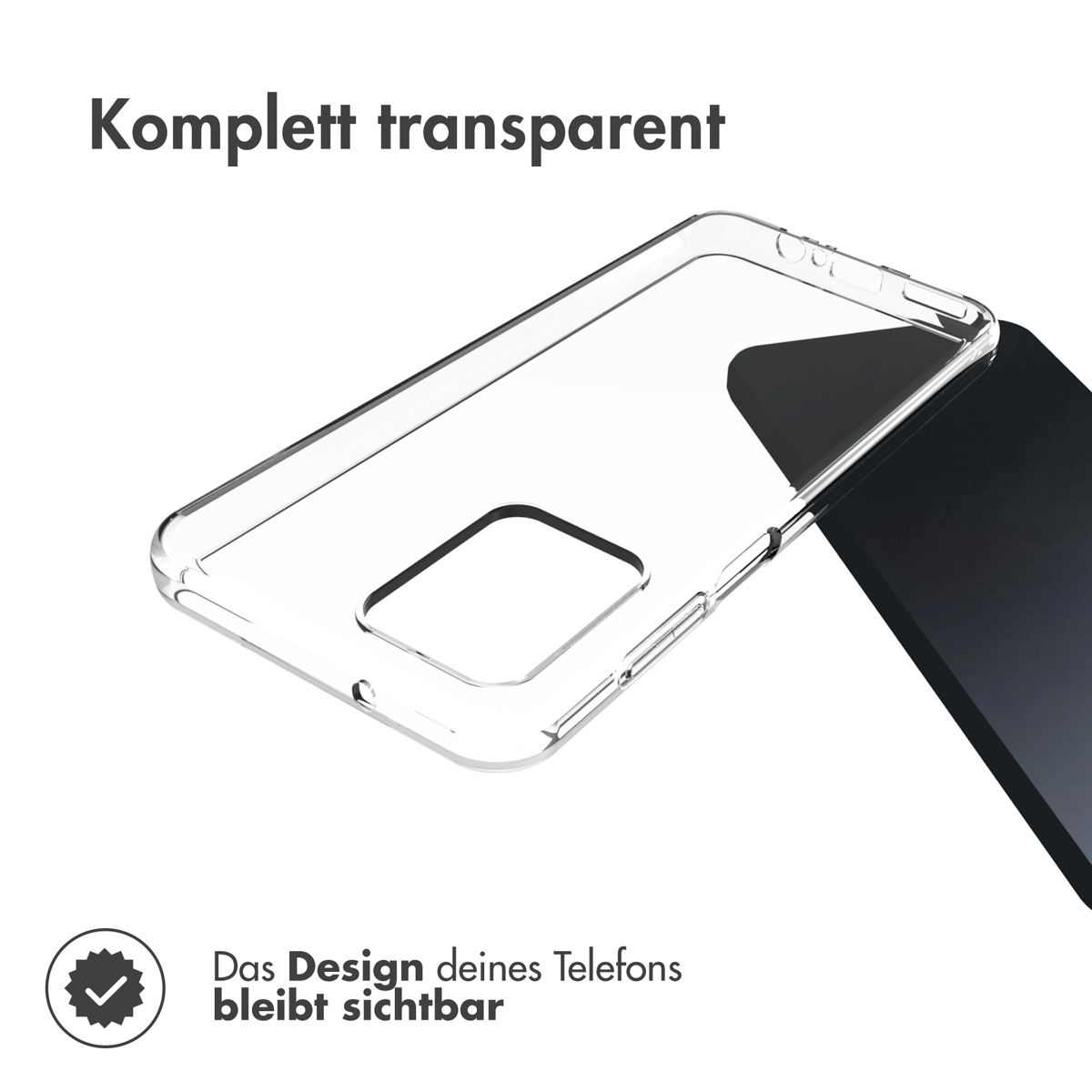 Accezz Clear Backcover Motorola Moto G53 - Transparant - Afbeelding 4